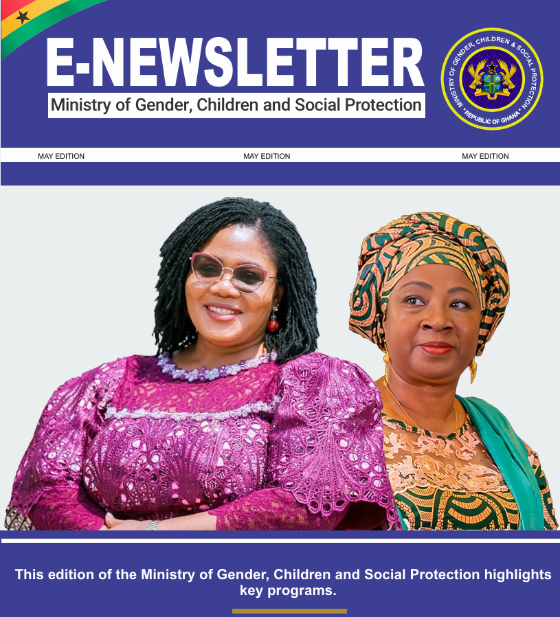E-NEWSLETTER MINISTRY OF GENDER....
